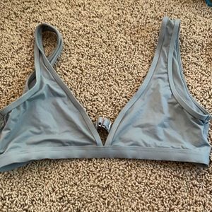 NWOT lulu’s bikini top green size L cute